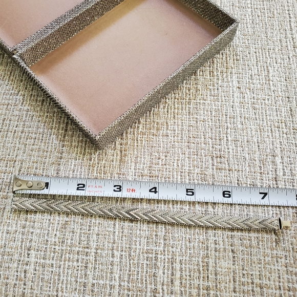 Vintage Sterling Silver Chevron Link Bracelet - Picture 7 of 7